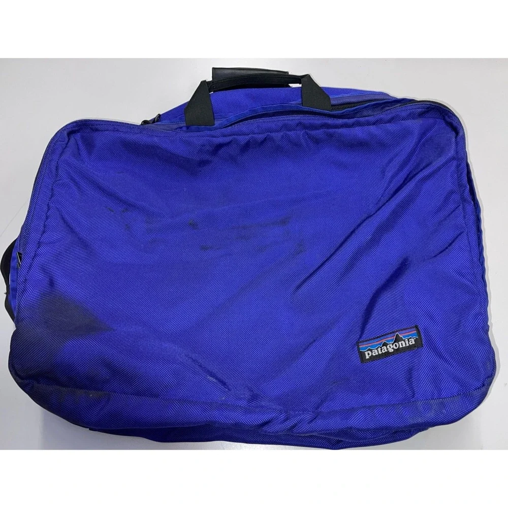 Vintage Patagonia Convertible Duffle - Backpack Shoulder Overnight Bag Purple